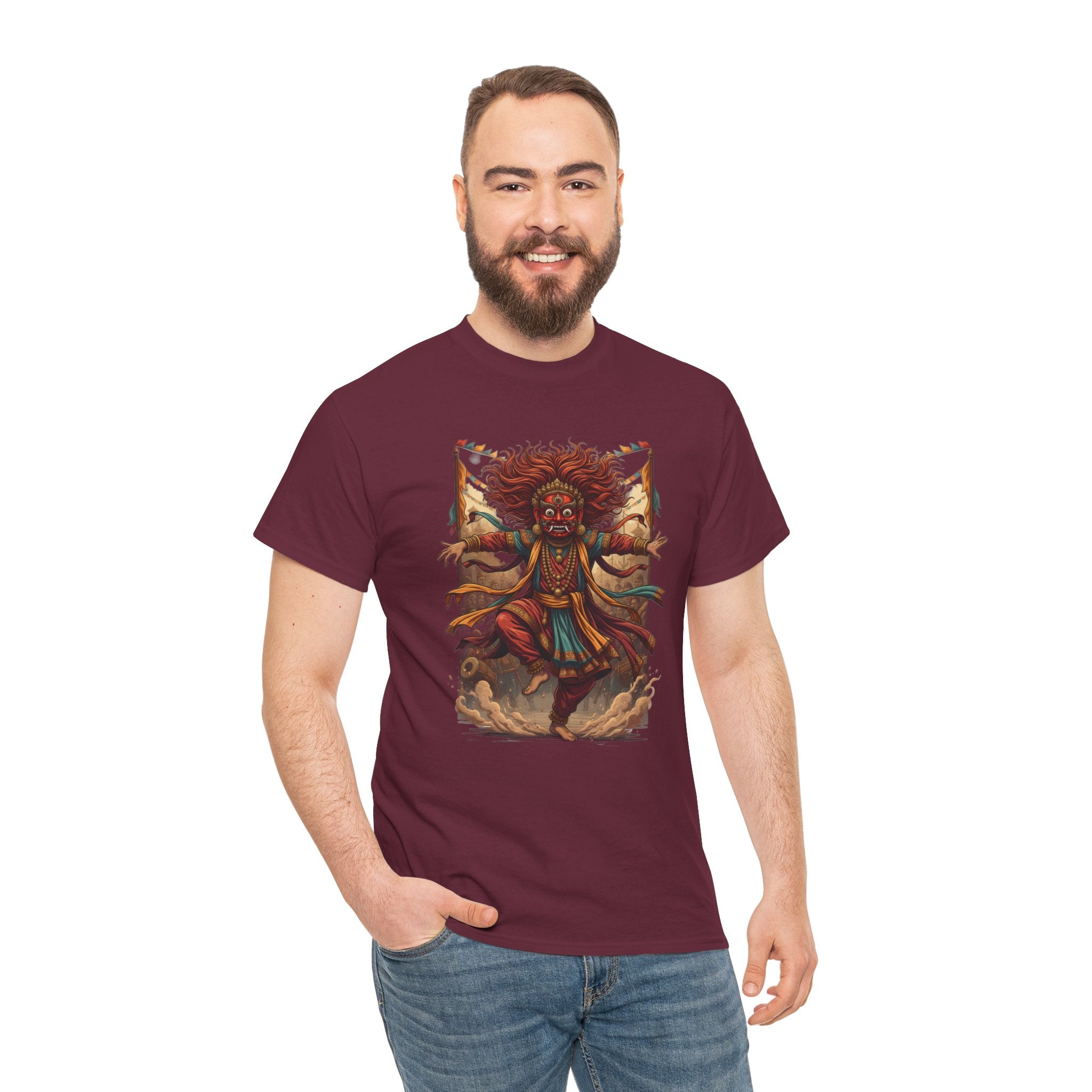 T-Shirt — Tribal Dancer Graphic Tee (Native Spirit Warrior Art)