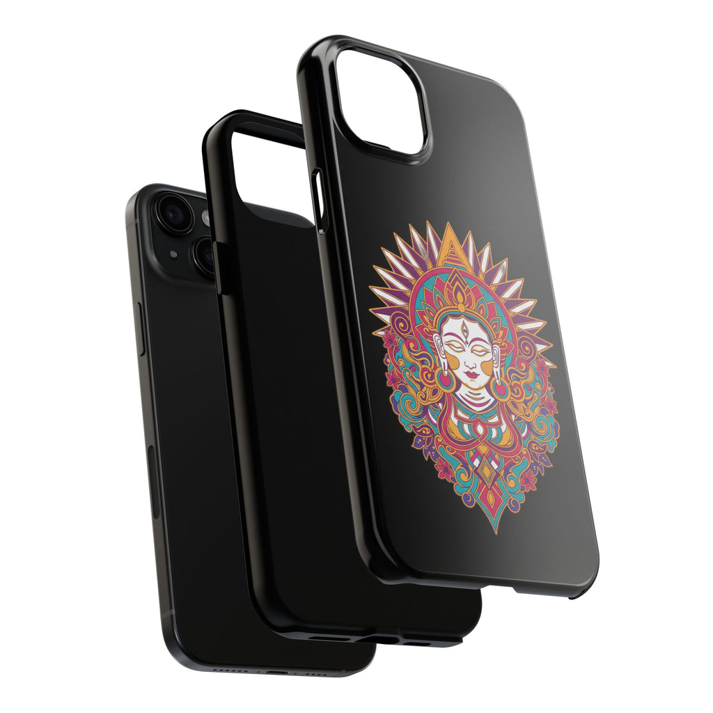 Buddha Mandala Tough Phone Case — Protective Spiritual iPhone Cover