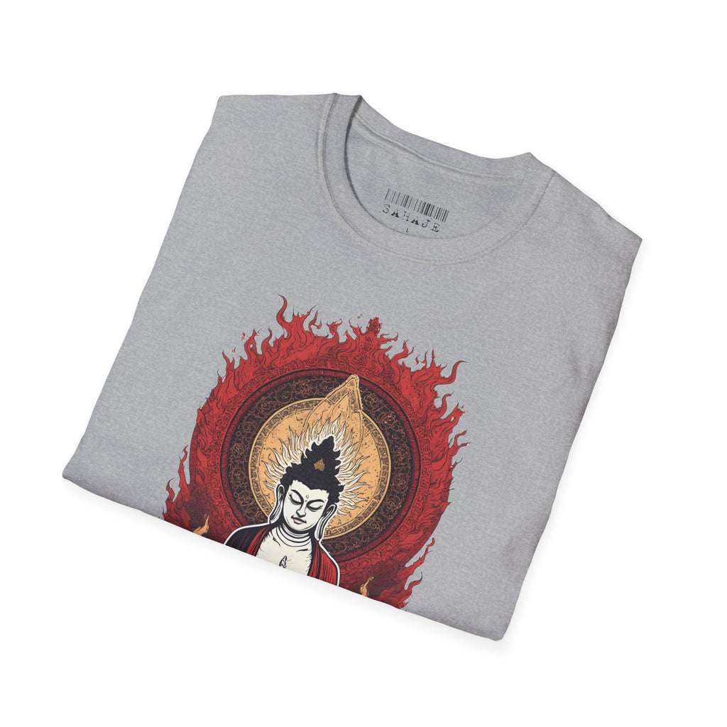 Buddha Lotus Meditation T-Shirt — Zen Buddhist Graphic Tee