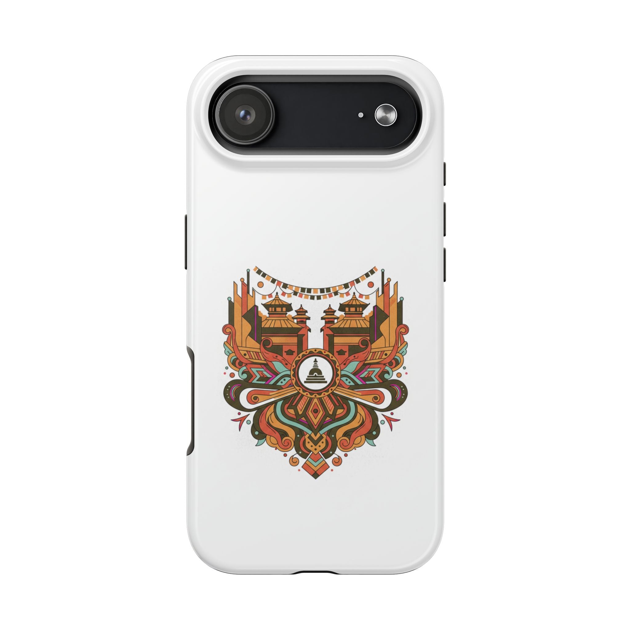 Tough Phone Case — Vintage Temple Mandala Design