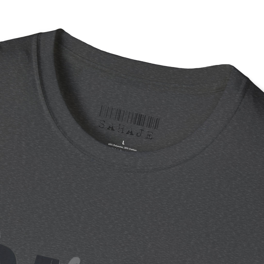 Saurus Graphic T-Shirt — Retro Block Lettering with Snake Illustration