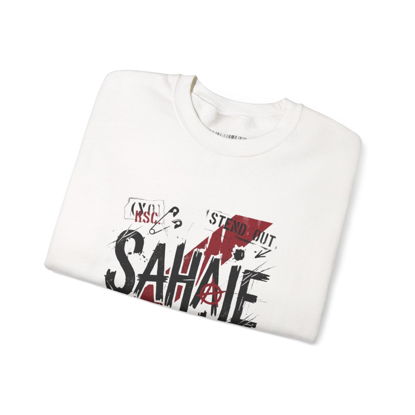 Sahaje Graphic Crewneck Sweatshirt – Streetwear Logo Pullover
