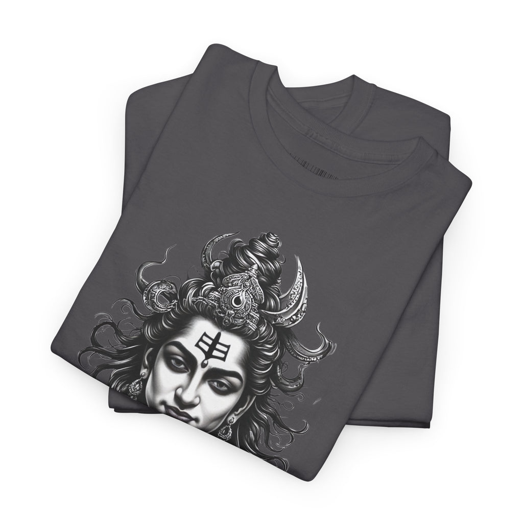 Shiva Portrait Tee — Hindu God Shiva Graphic T-Shirt
