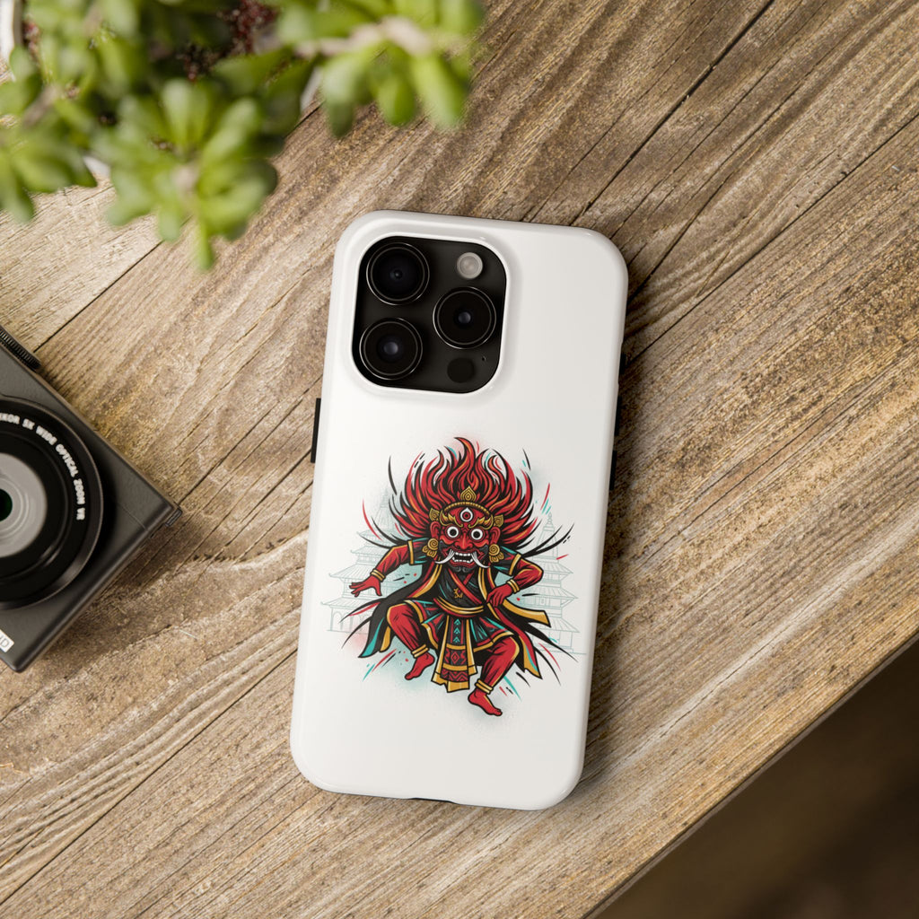 Bhairava Tough Phone Case — Bold Hindu Deity Protective Cover