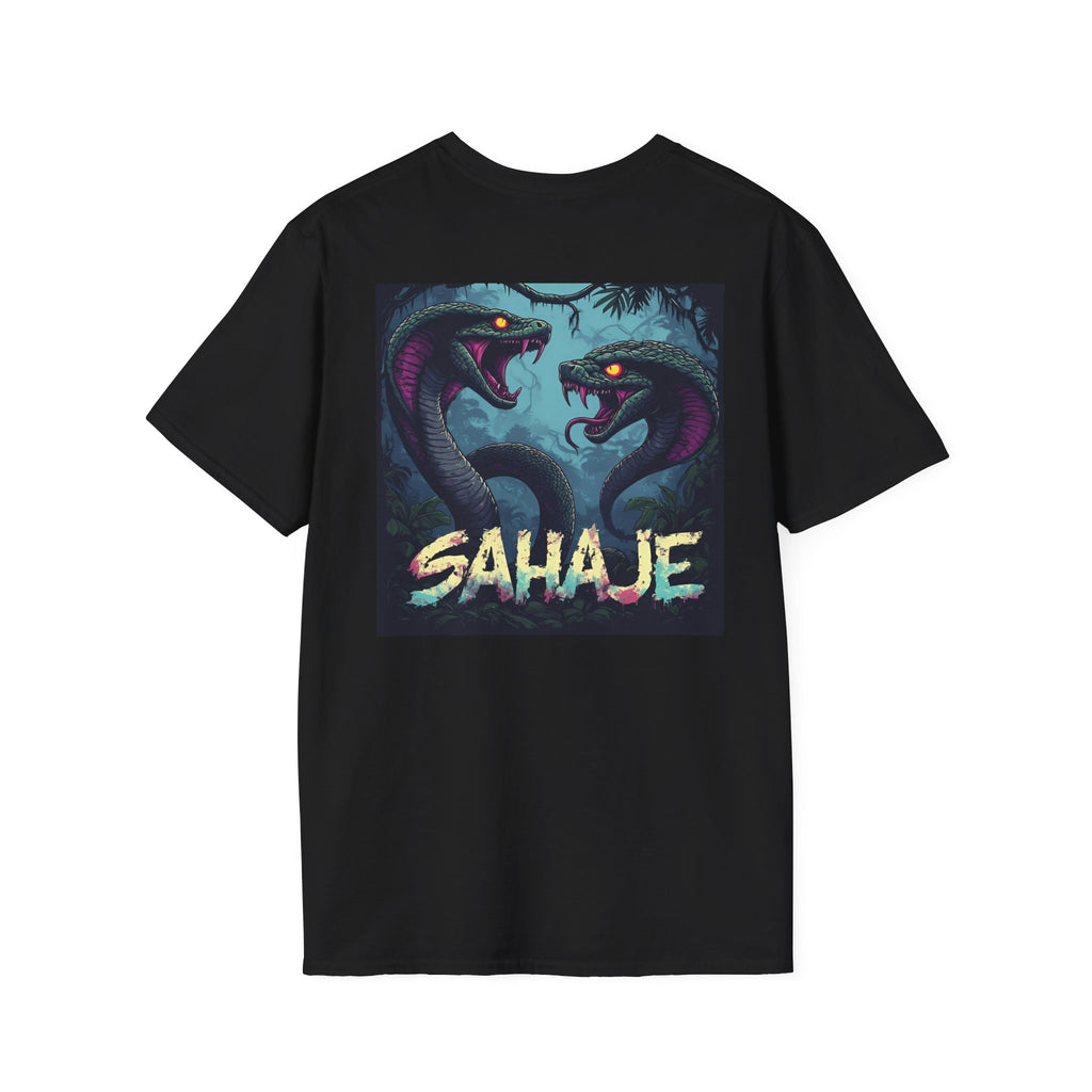 Two Cobra Snake T-Shirt – Fierce Serpent Power Graphic Tee, Edgy Streetwear Snake Shirt