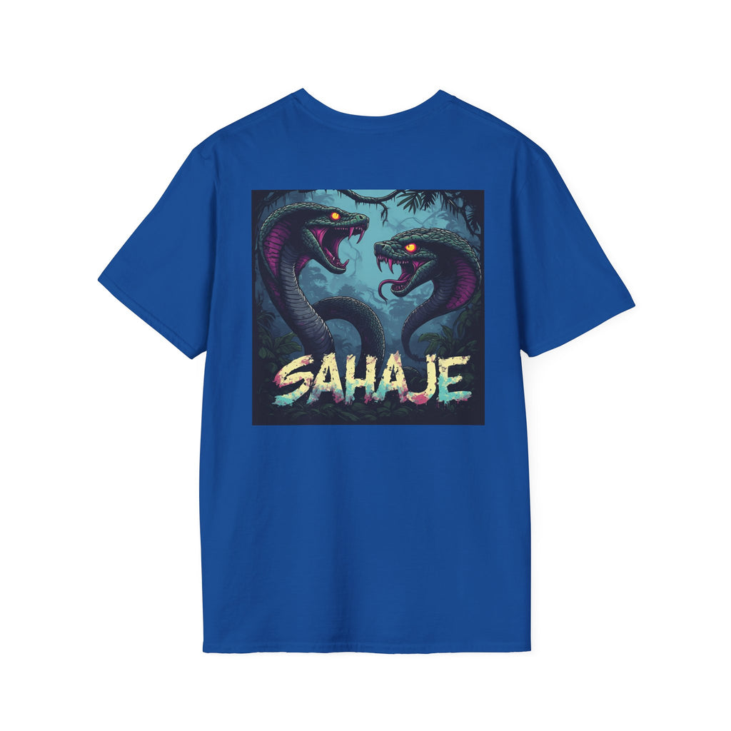 Two Cobra Snake T-Shirt – Fierce Serpent Power Graphic Tee, Edgy Streetwear Snake Shirt