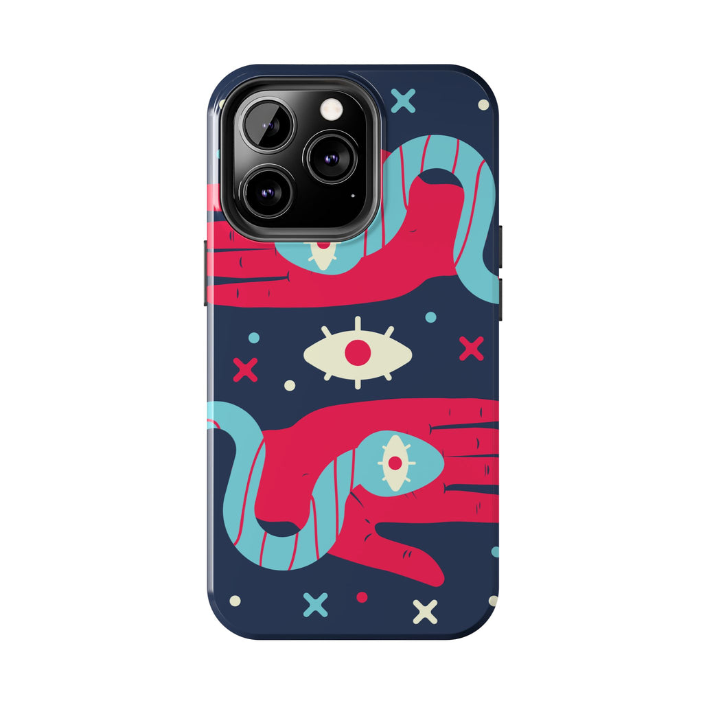 Vibrant Tough Phone Cases with Unique Eye Design, Durable Phone Cover, Trendy Accessories, Gift for Art Lovers, Unique Phone Protector