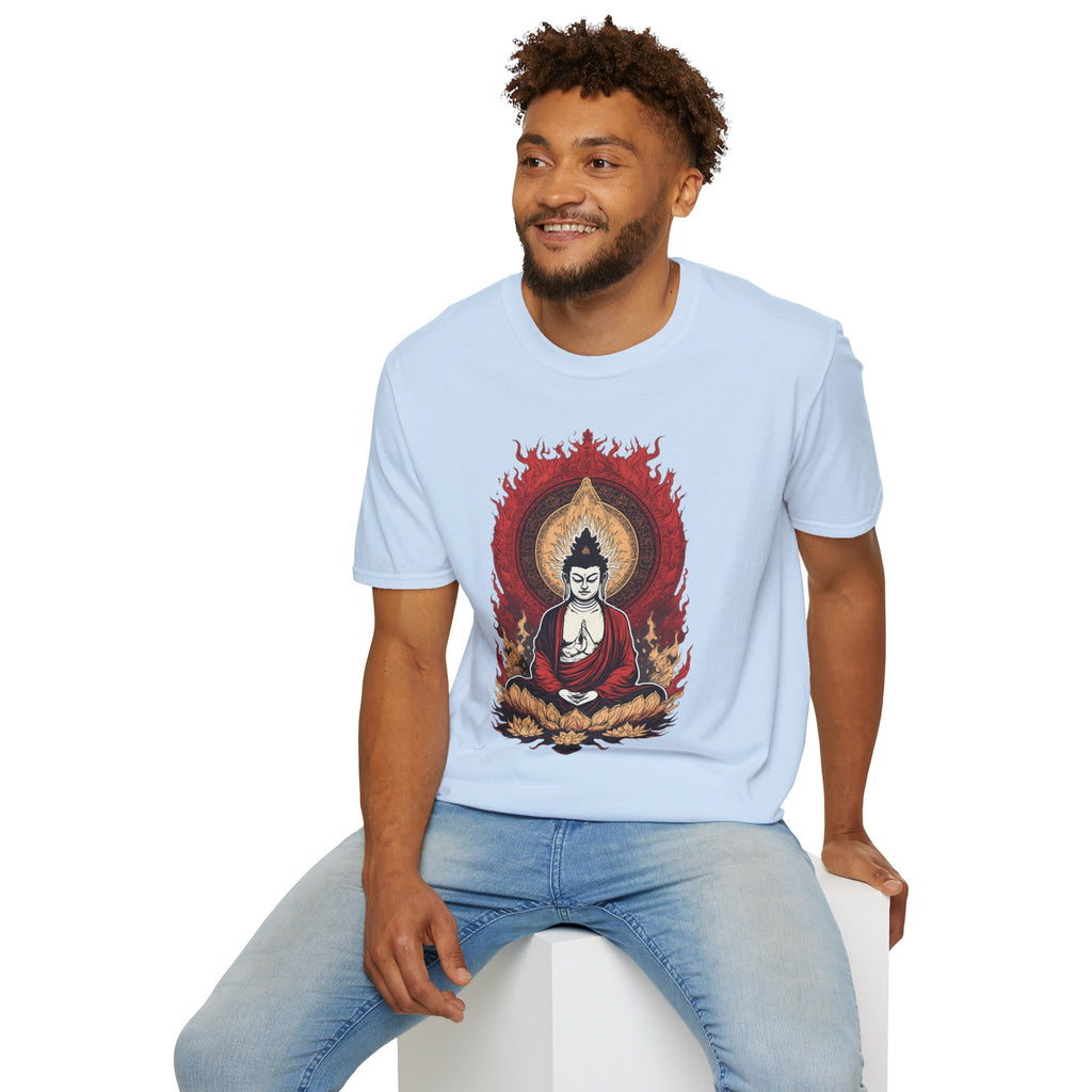 Buddha Lotus Meditation T-Shirt — Zen Buddhist Graphic Tee