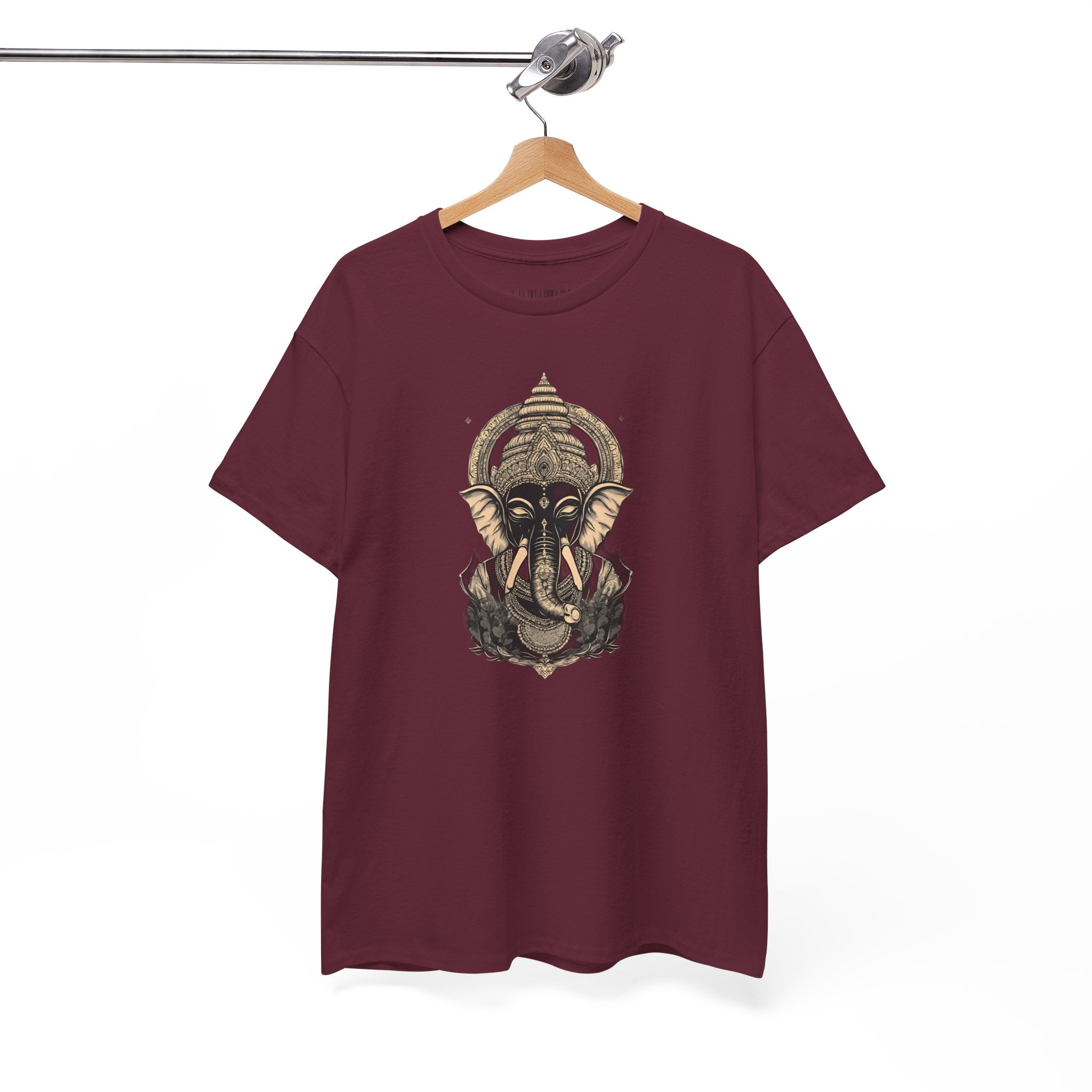 Elephant Mandala T‑Shirt — Spiritual Ganesha-Inspired Graphic Tee