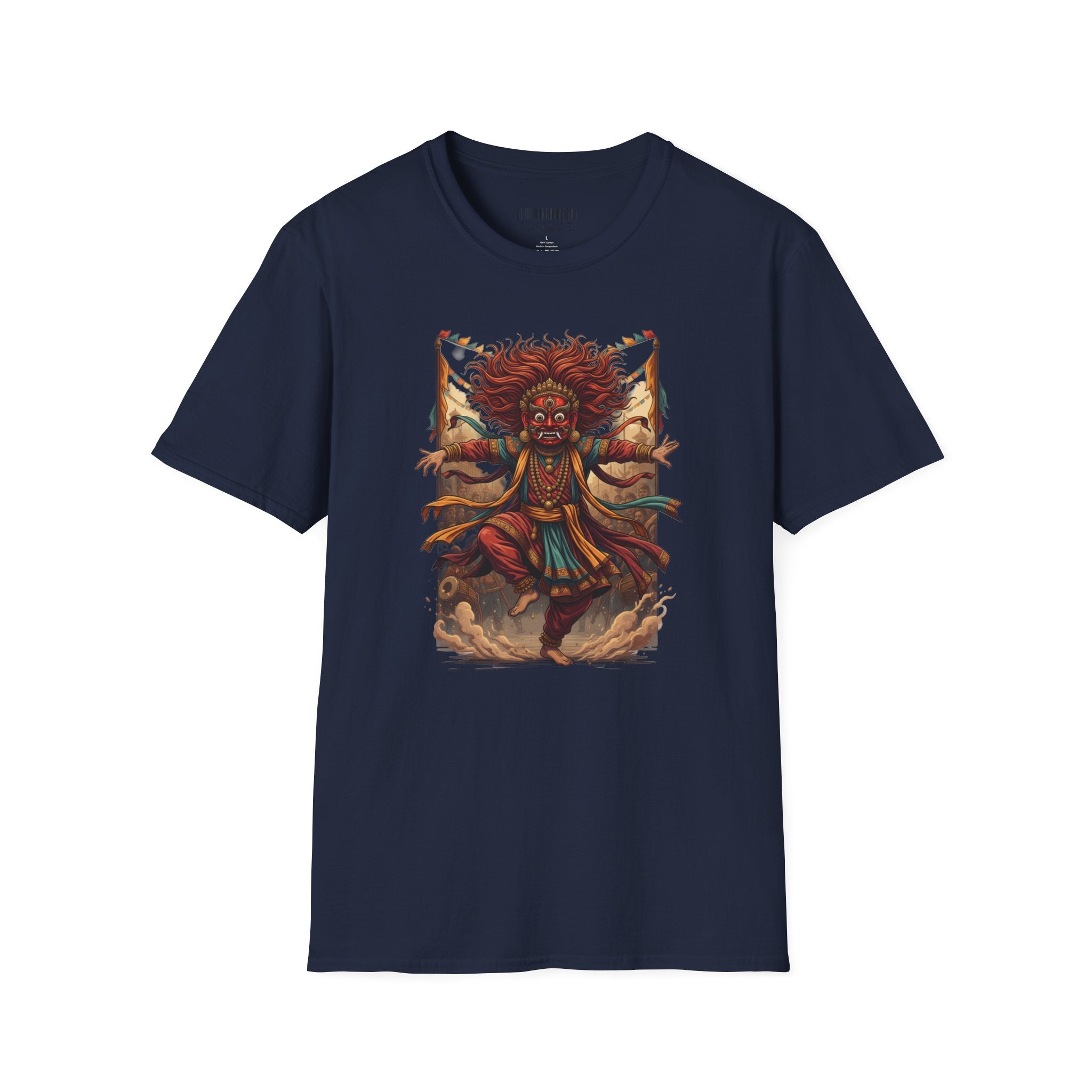 Native Warrior Spirit T‑Shirt — Tribal Dance Illustration