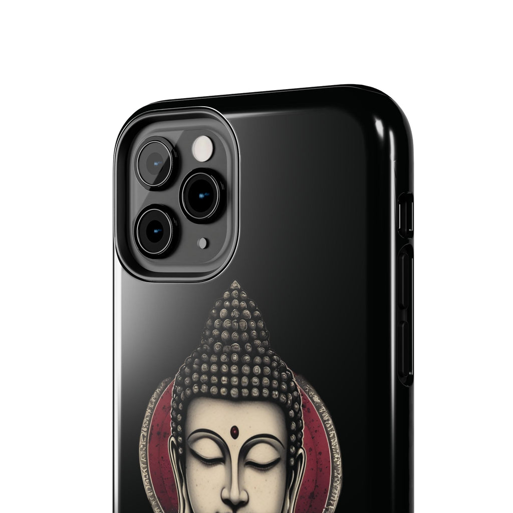 Buddha Floral Tough Phone Case — Protective Spiritual Phone Cover