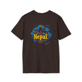 Nepal Souvenir T-Shirt — Stupa Sketch Graphic