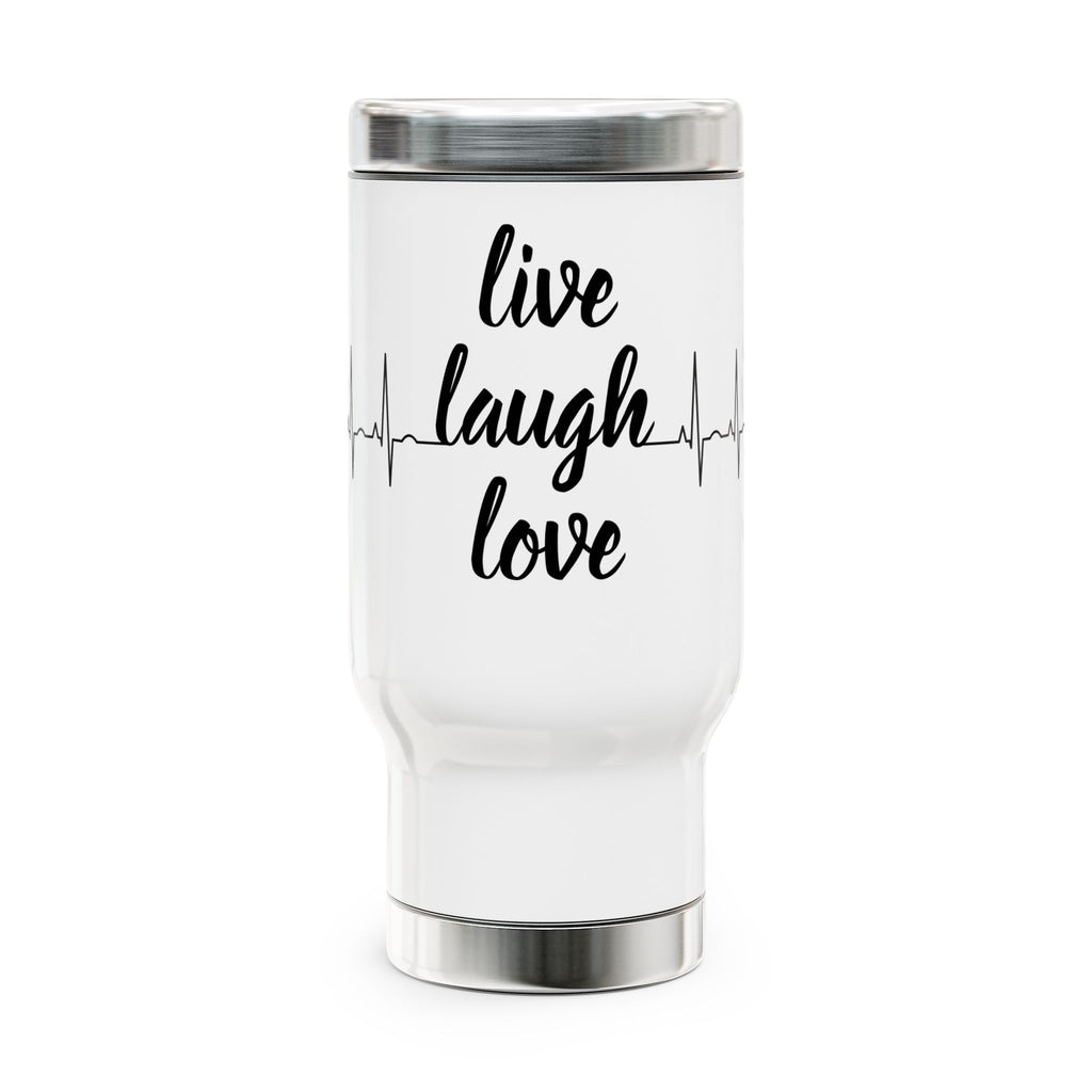 Inspirational Stainless Steel Travel Mug, Live Laugh Love Travel Cup, Coffee Mug for On-the-Go, Gift for Coffee Lovers, Motivational [...]
