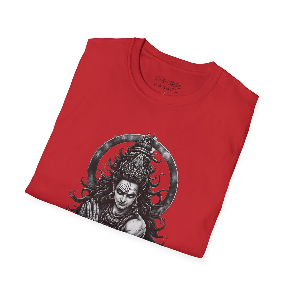 Shiva Portrait T‑Shirt – Intricate Hindu Deity Art Tee
