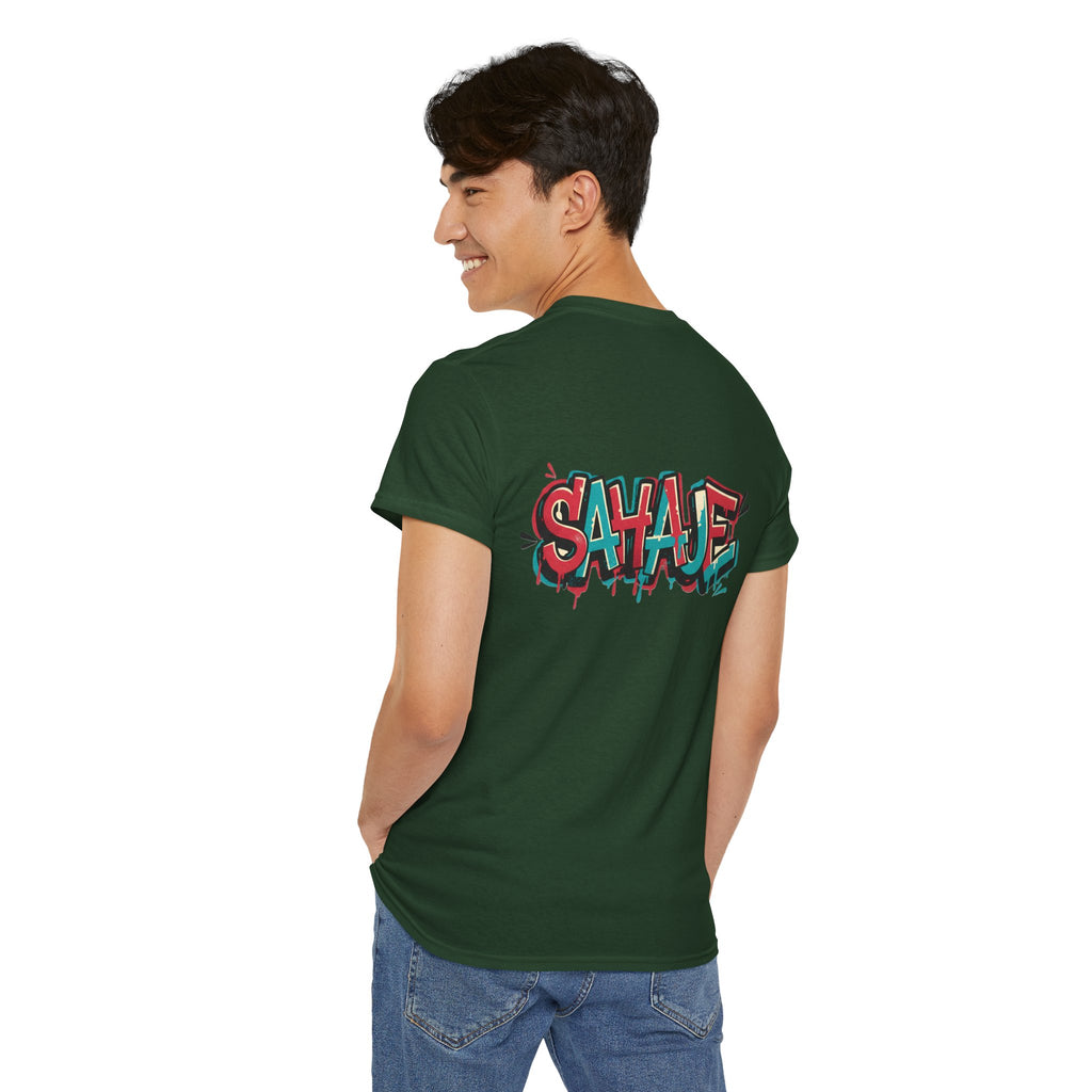 Graffiti "SAVAJE" Tee - Urban Streetwear Graphic T-Shirt
