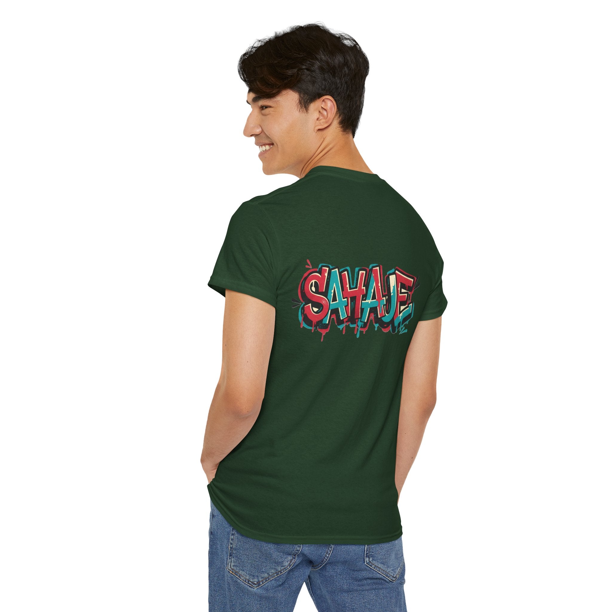 Graffiti "SAVAJE" Tee - Urban Streetwear Graphic T-Shirt