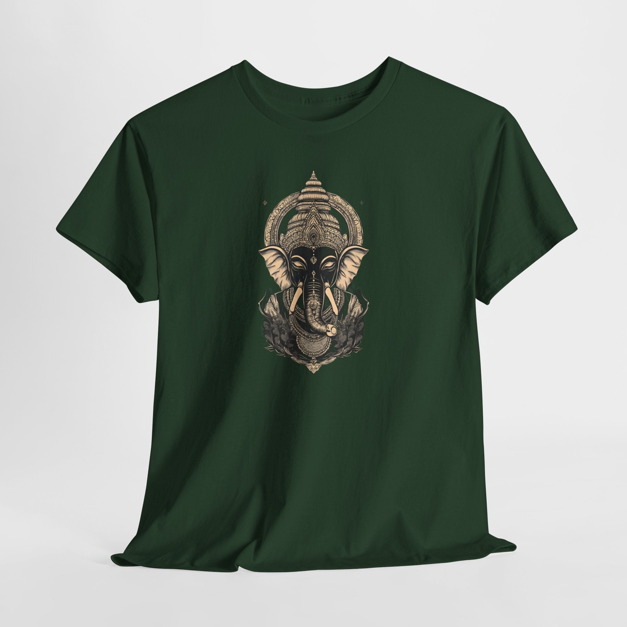 Elephant Mandala T‑Shirt — Spiritual Ganesha-Inspired Graphic Tee