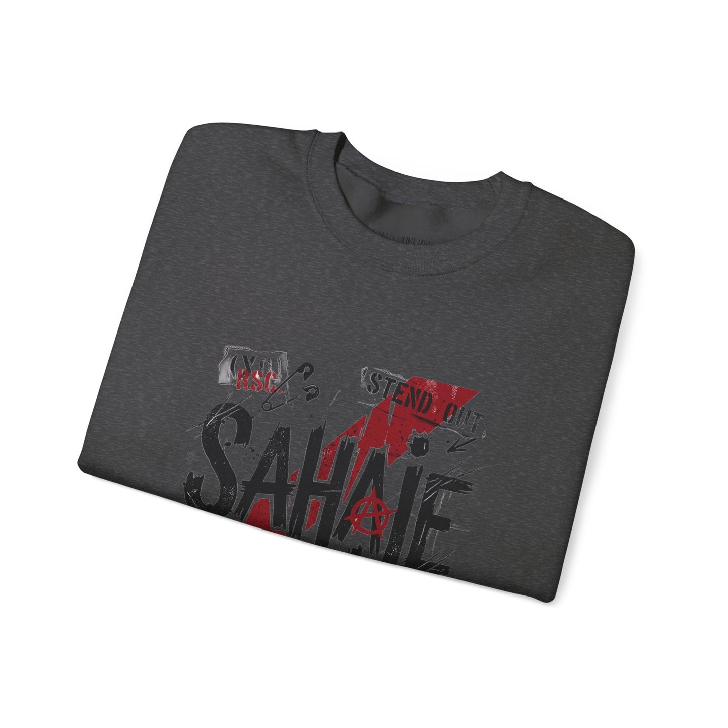 Sahaje Graphic Crewneck Sweatshirt – Streetwear Logo Pullover