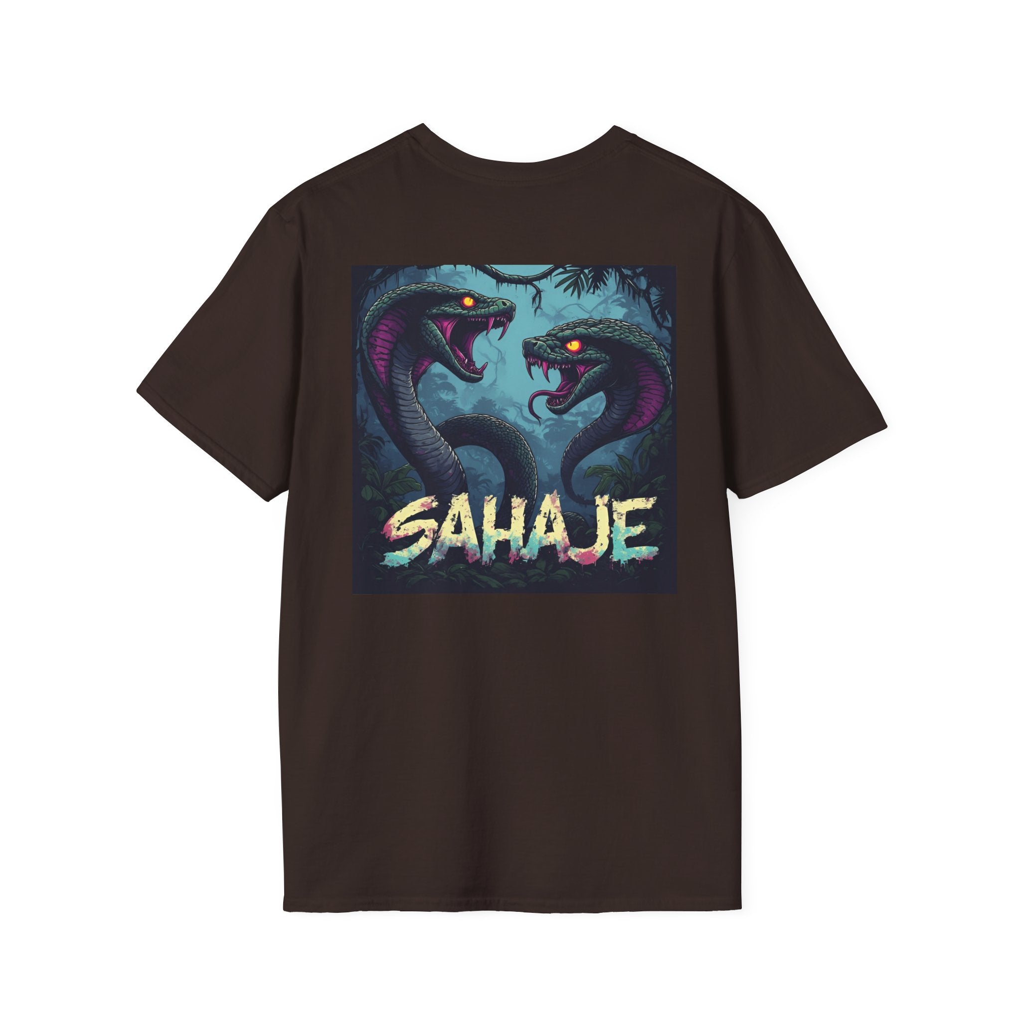 Two Cobra Snake T-Shirt – Fierce Serpent Power Graphic Tee, Edgy Streetwear Snake Shirt
