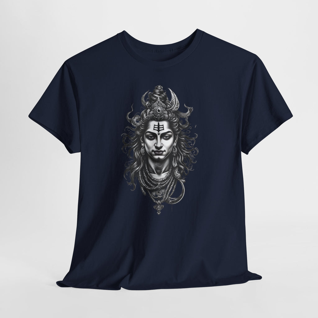 Shiva Portrait Tee — Hindu God Shiva Graphic T-Shirt