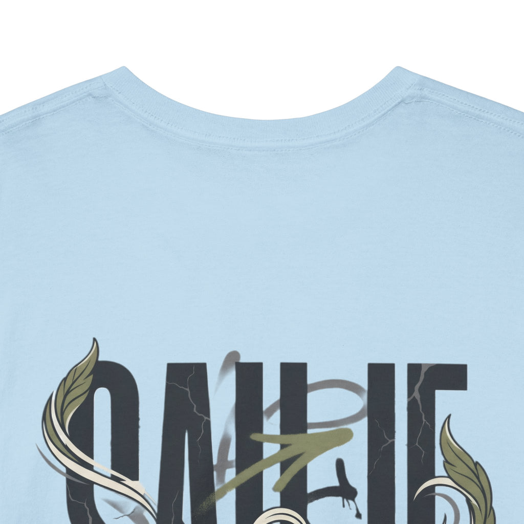 Graphic Tee — 'Savage' Typography with Snake Accent