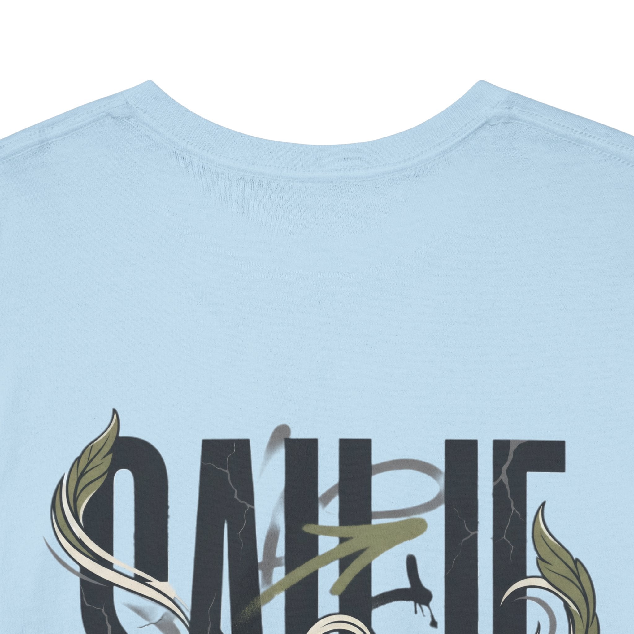Graphic Tee — 'Savage' Typography with Snake Accent