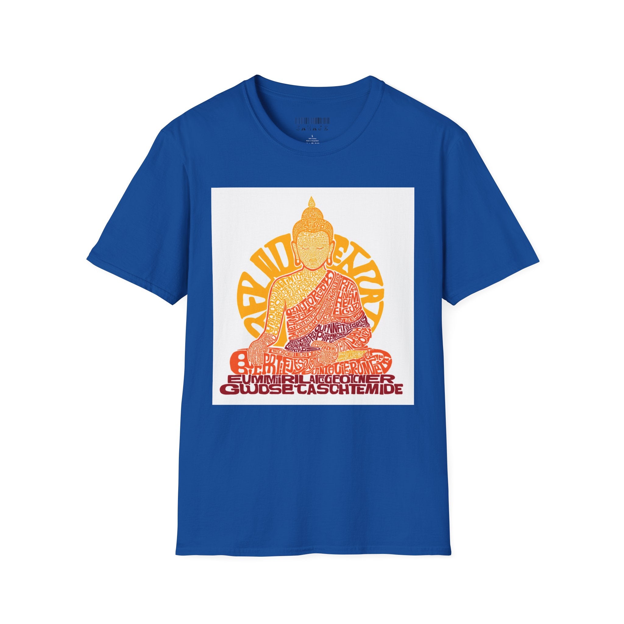 Buddha Graphic Tee — Retro Sun Meditation Shirt