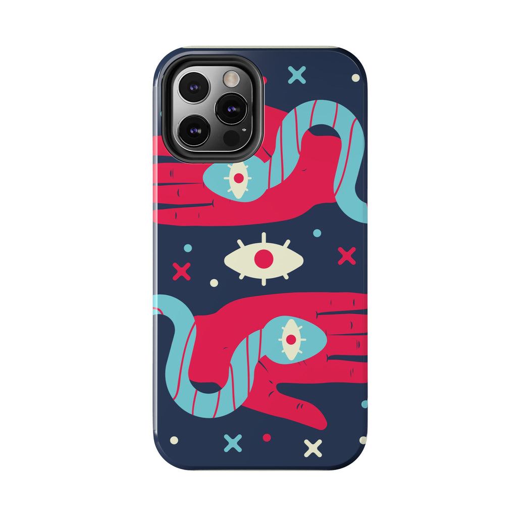 Vibrant Tough Phone Cases with Unique Eye Design, Durable Phone Cover, Trendy Accessories, Gift for Art Lovers, Unique Phone Protector