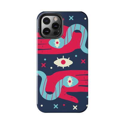 Vibrant Tough Phone Cases with Unique Eye Design, Durable Phone Cover, Trendy Accessories, Gift for Art Lovers, Unique Phone Protector