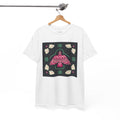 Mushroom Folk Art Tee — Whimsical Forest Graphic T-Shirt
