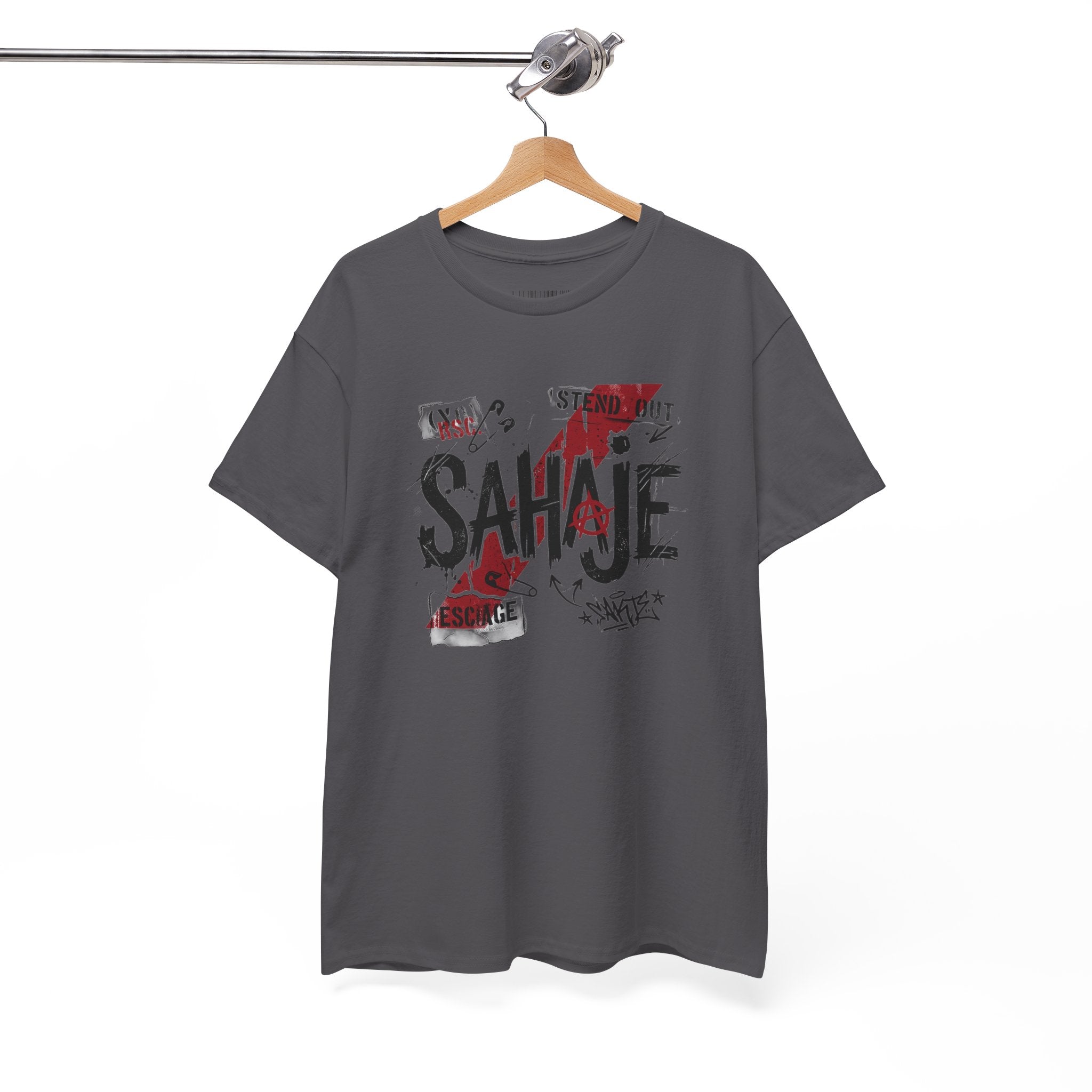 Sahaje Graphic Tee — Street Art Urban Casual T-Shirt