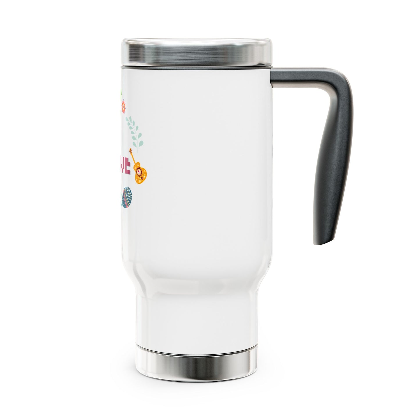 Vibrant Travel Mug - 14oz Stainless Steel Insulated Tumbler with Handle, Fun Cactus Design, Perfect for Outdoor Adventures, Gifts for [...]