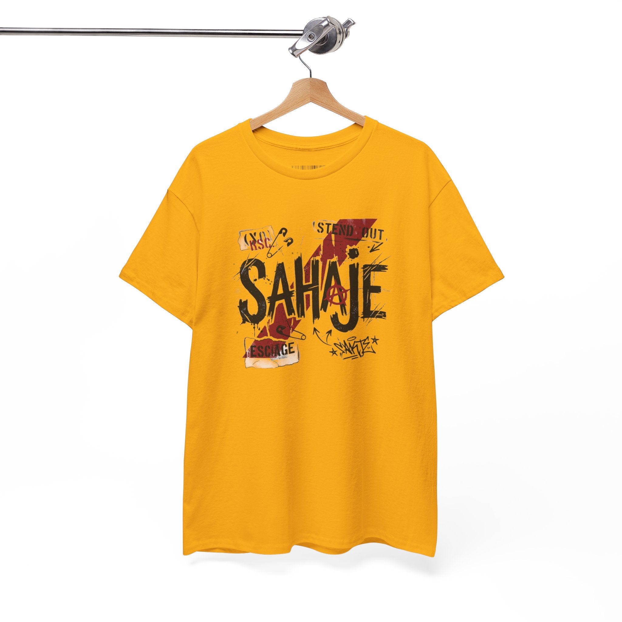 Sahaje Graphic Tee — Street Art Urban Casual T-Shirt