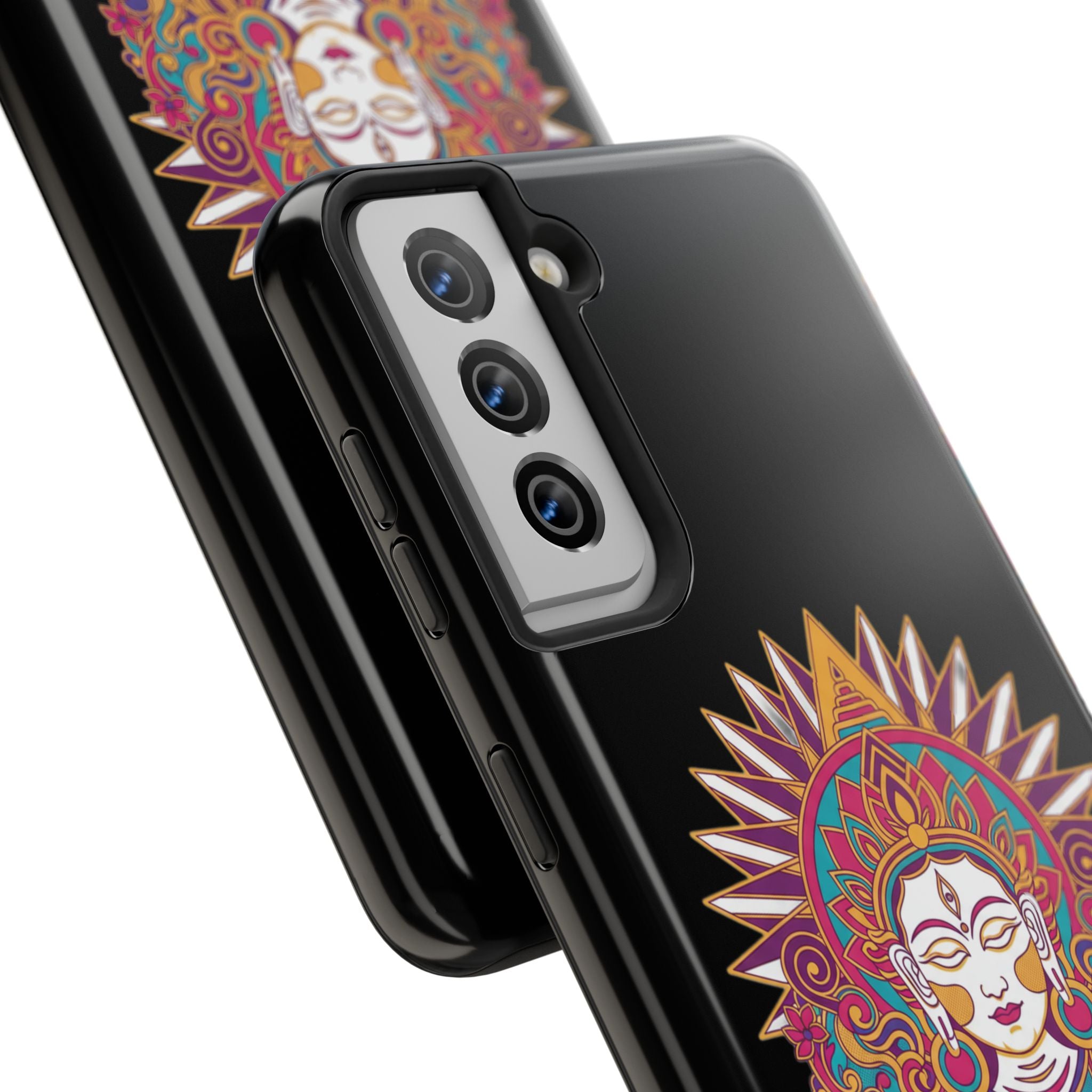 Buddha Mandala Tough Phone Case — Protective Spiritual iPhone Cover