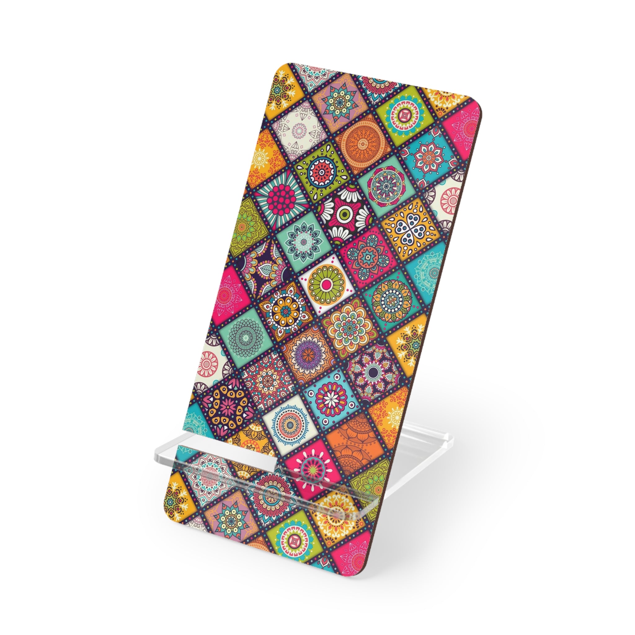 Colorful Smartphone Display Stand | Mobile Phone Holder, Desk Organizer, Gift for Tech Lovers, Home Office Decor, Unique Phone Accessory
