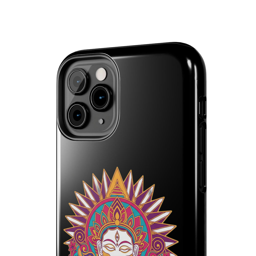 Buddha Mandala Tough Phone Case — Protective Spiritual iPhone Cover
