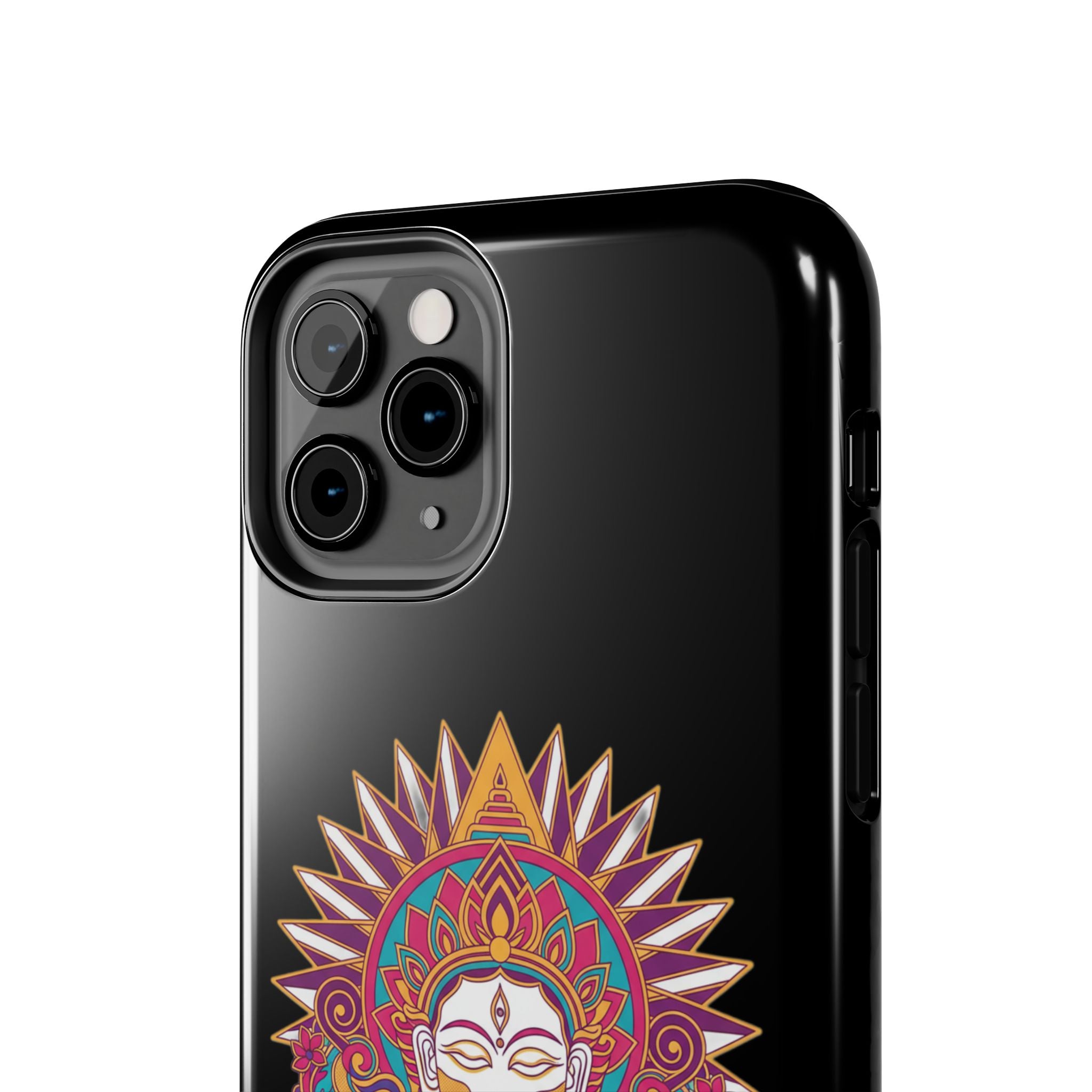Buddha Mandala Tough Phone Case — Protective Spiritual iPhone Cover