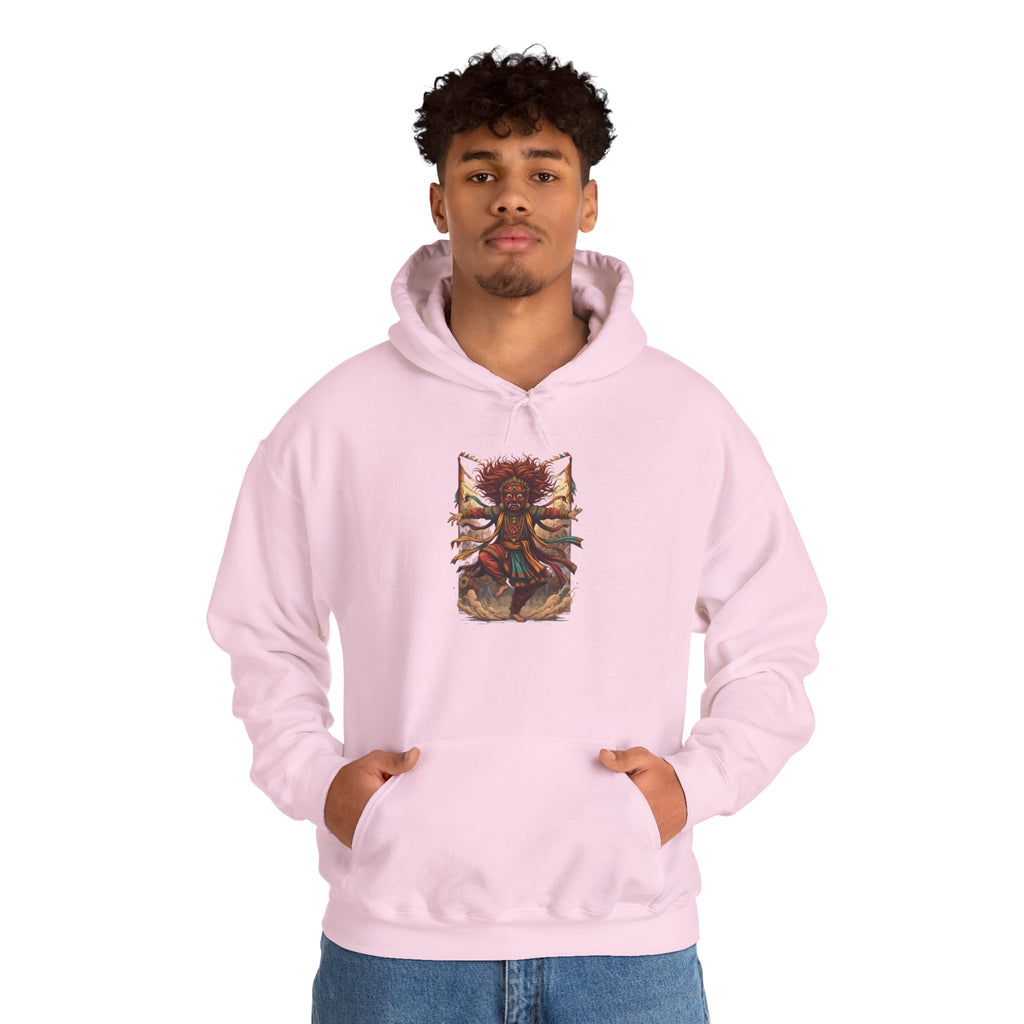 Mystic Sunflower Spirit Hoodie — Boho Meditation Floral Graphic Sweatshirt