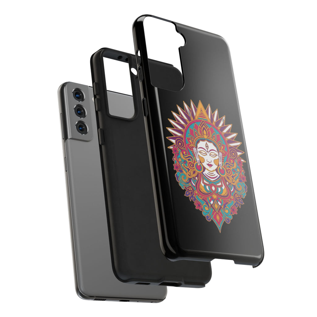 Buddha Mandala Tough Phone Case — Protective Spiritual iPhone Cover