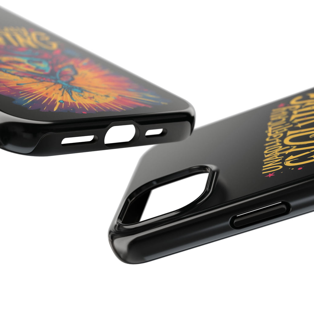 Evolving Butterfly Phone Case — "Unapologetically Evolving" Artistic Protective Case