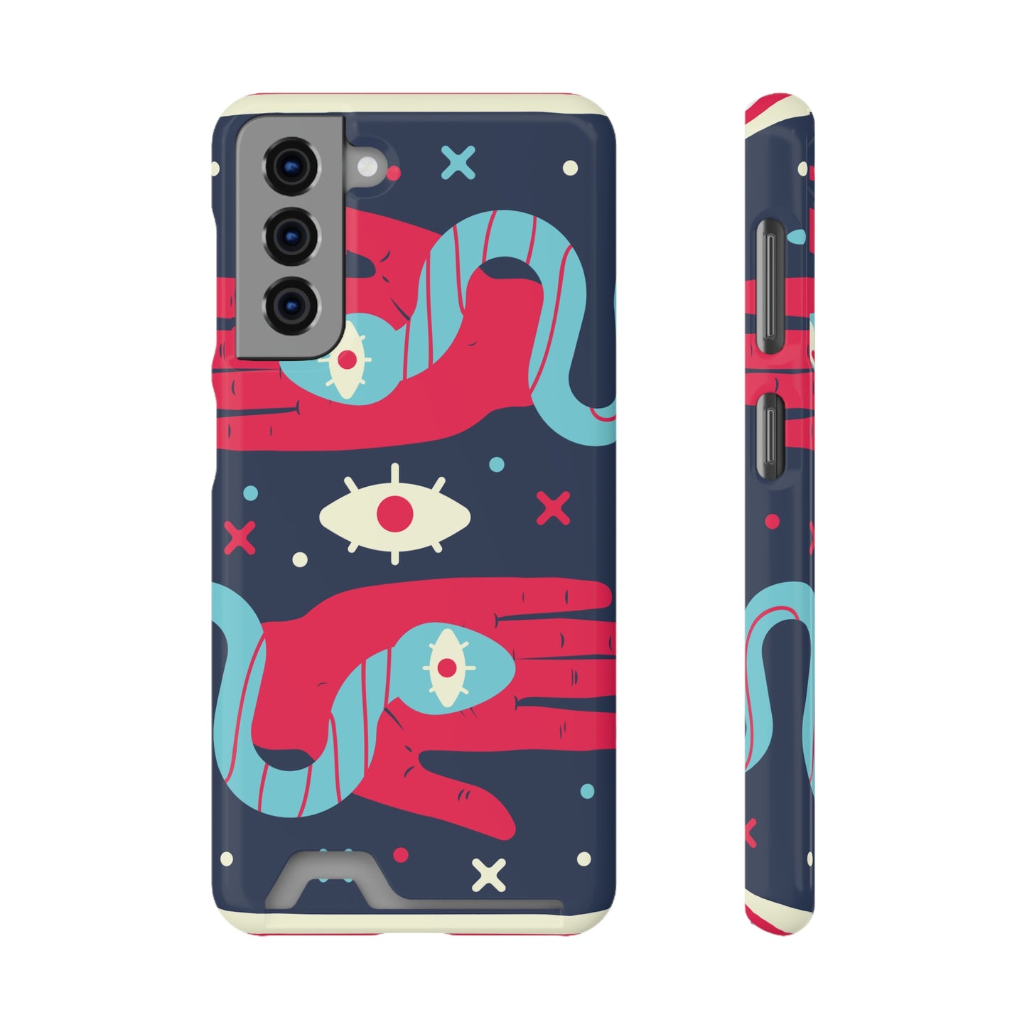 Mystical Phone Case with Card Holder - Boho Chic Style, Unique Design for Everyday Use, Perfect Gift for Creatives, Eye-Catching [...]