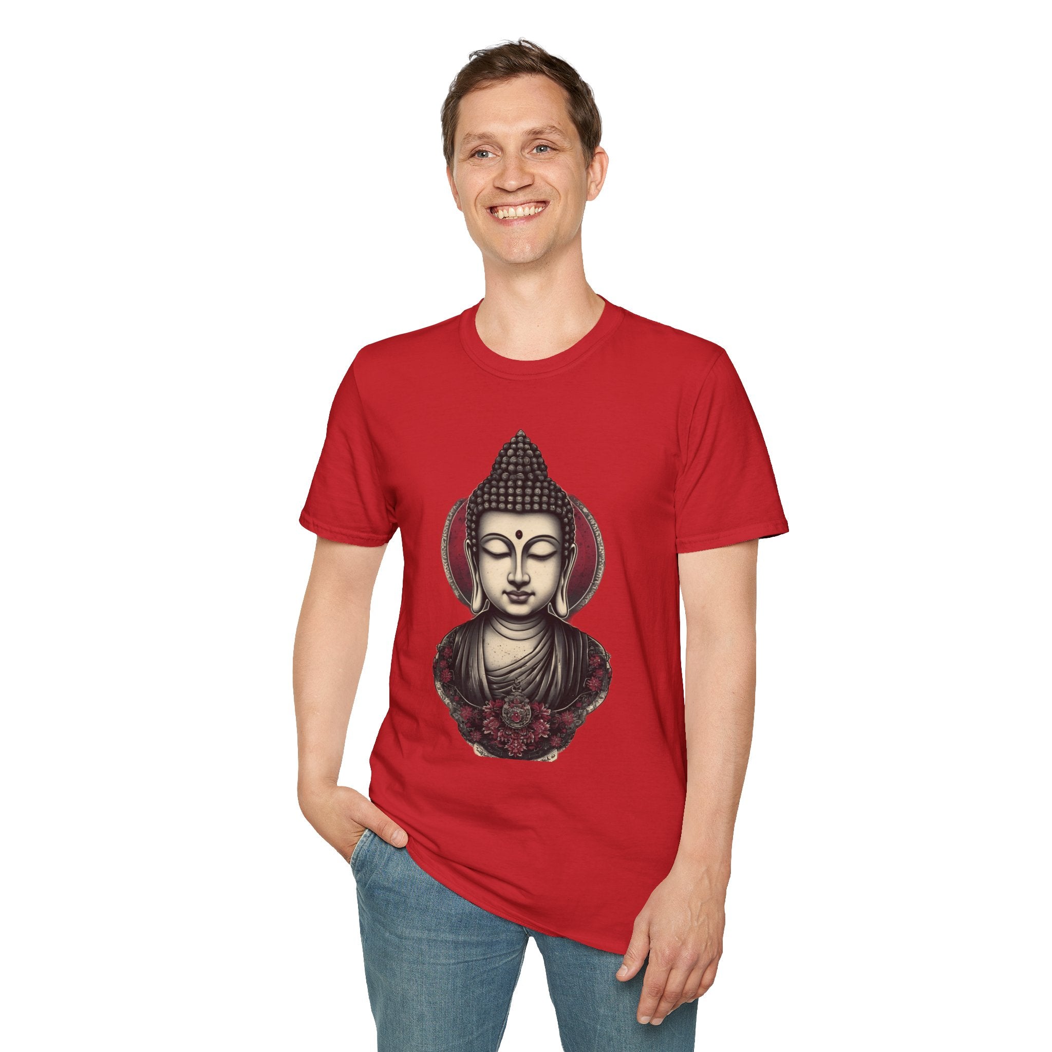Buddha Portrait T-Shirt — Zen Meditation Graphic Tee