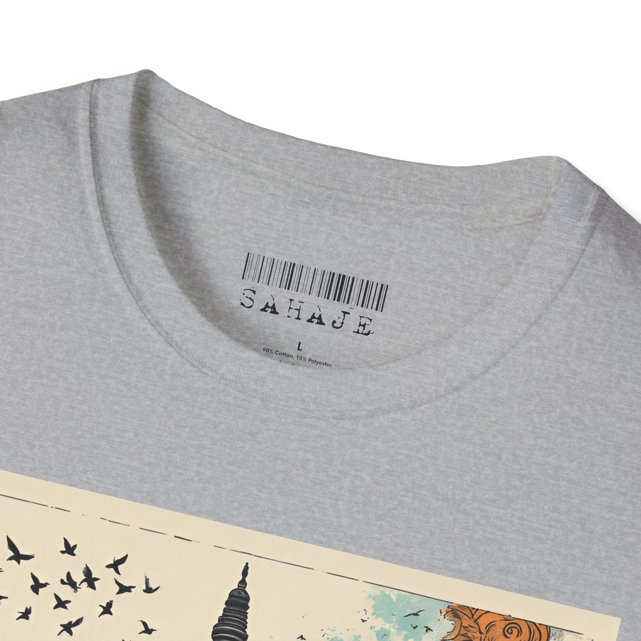 Kathmandu Vintage Travel T-Shirt – Retro Nepal Skyline Graphic Tee, Cultural Tourism Design