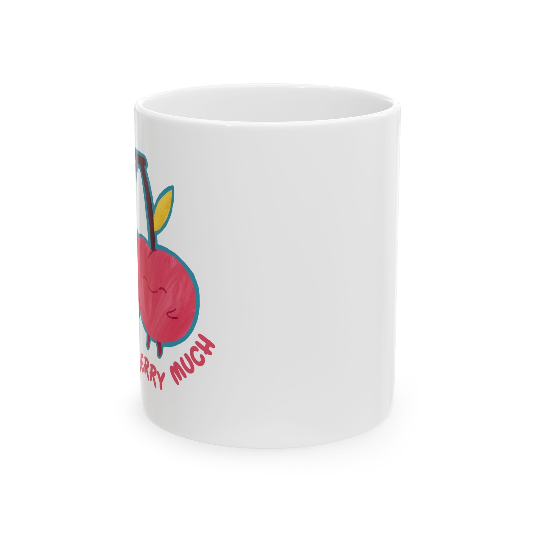 Cute Ceramic Mug - 'I Love Berry Much' - Perfect Gift for Friends, Coffee Lovers, Mother's Day, Valentine's Day, Cute Kitchen Decor