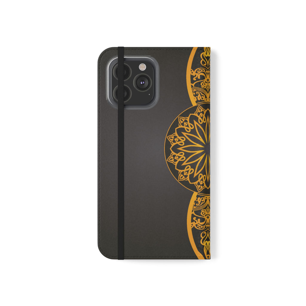 Elegant Mandala Flip Cases for Phones, Stylish Phone Wallet, Personalized Smartphone Cover, Perfect Gift for Occasions