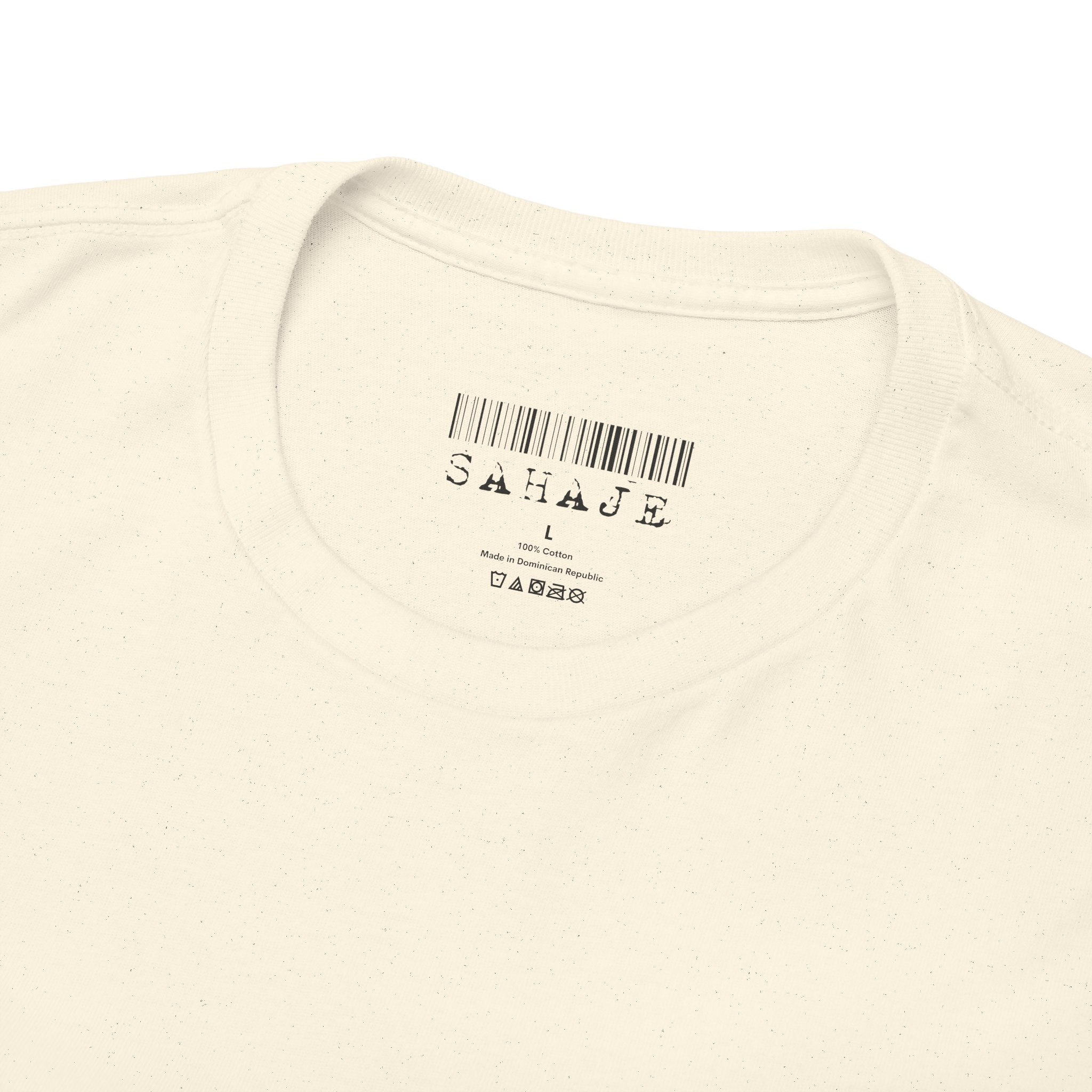 Geometric Fox Tee — Stylized Red & Yellow Fox Illustration T-Shirt