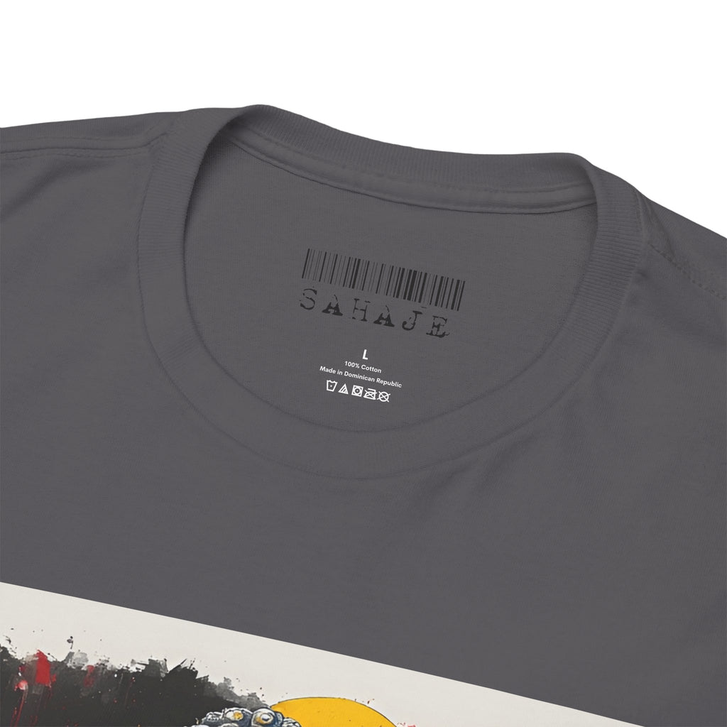 Buddha Peace Tee — Colorful Buddha & Doves Graphic T-Shirt