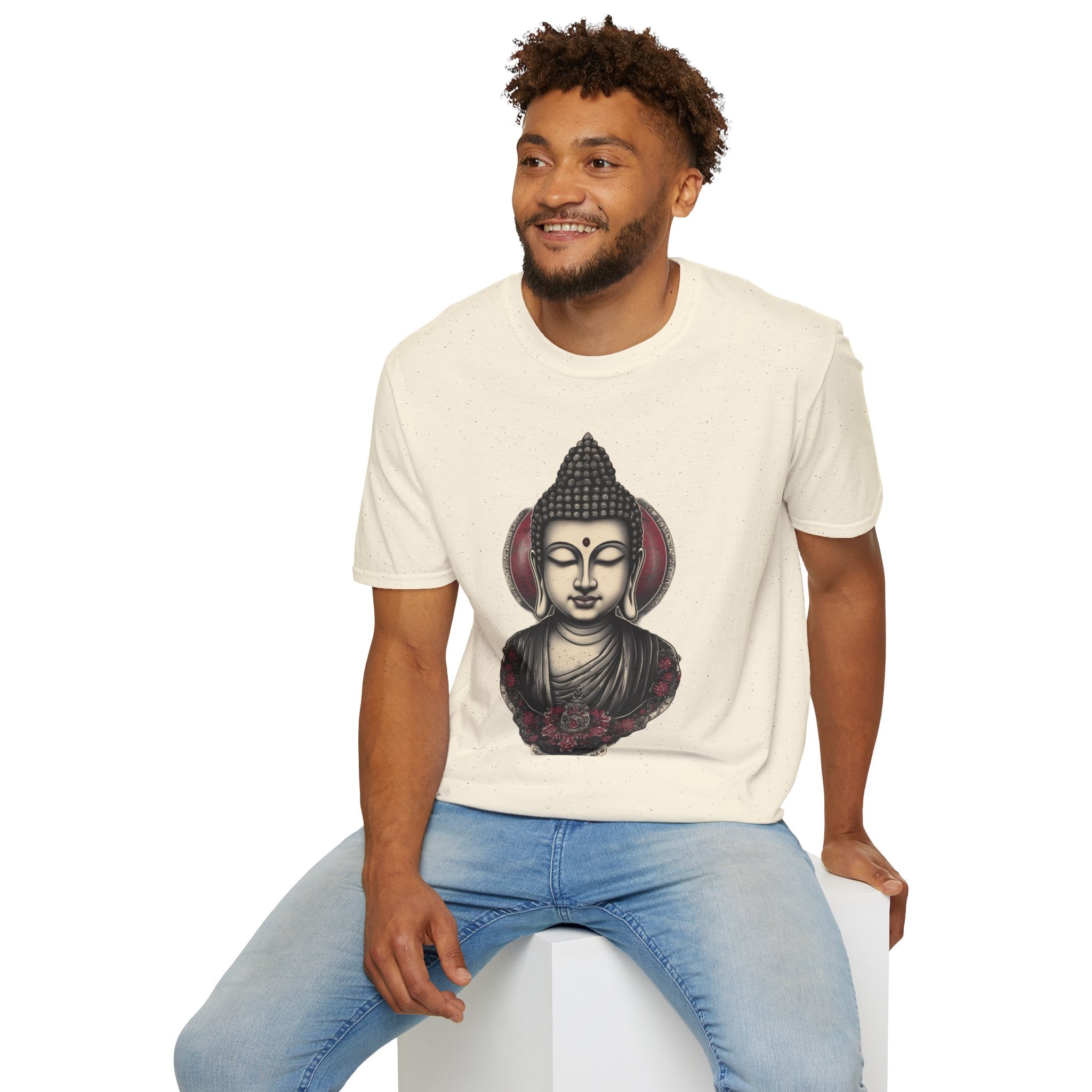 Buddha Portrait T-Shirt — Zen Meditation Graphic Tee