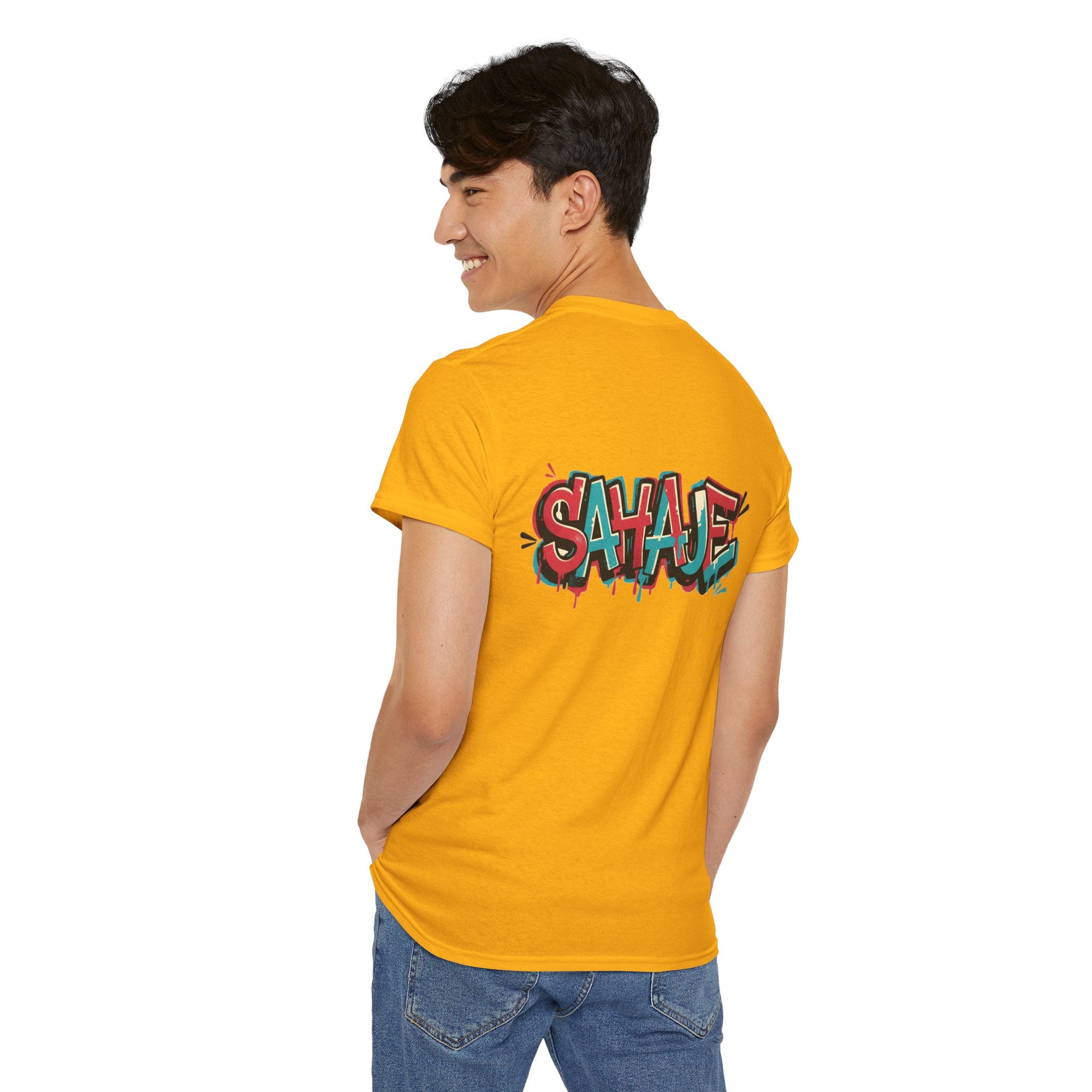 Graffiti "SAVAJE" Tee - Urban Streetwear Graphic T-Shirt