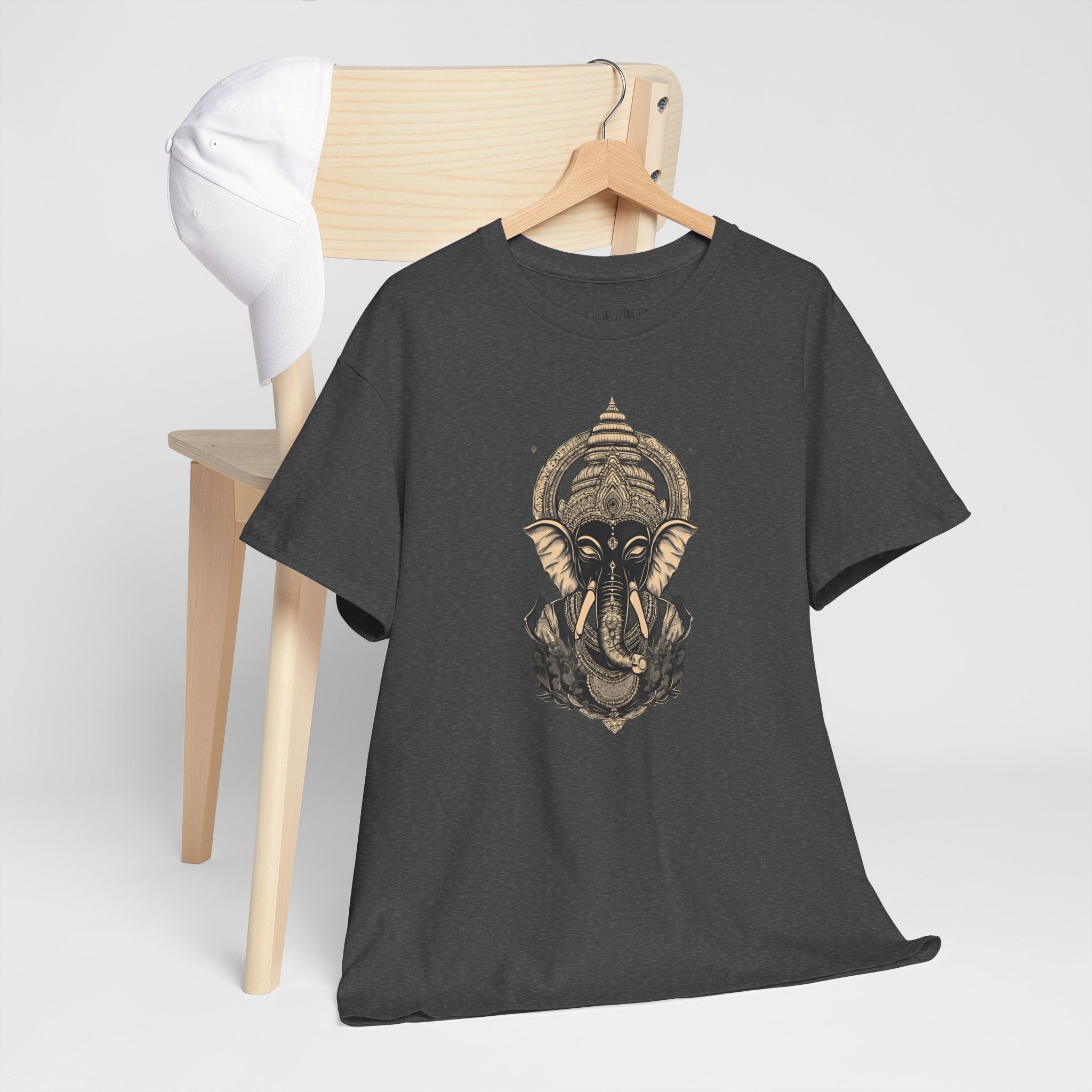 Elephant Mandala T‑Shirt — Spiritual Ganesha-Inspired Graphic Tee